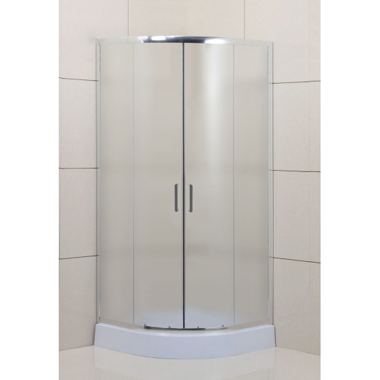 Душевой уголок BelBagno UNO-195-R-2-90-P-Cr стекло рифлёное