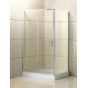 Душевой уголок BelBagno UNO-AH-1-100/80-C-Cr стекло прозрачное