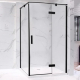 Душевой уголок BRAVAT Blackline 120х80х195, R