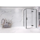 Душевой уголок BRAVAT Blackline 120х80х195, R