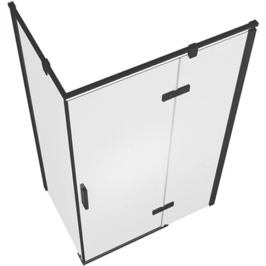 Душевой уголок BRAVAT Blackline 120х80х195, R