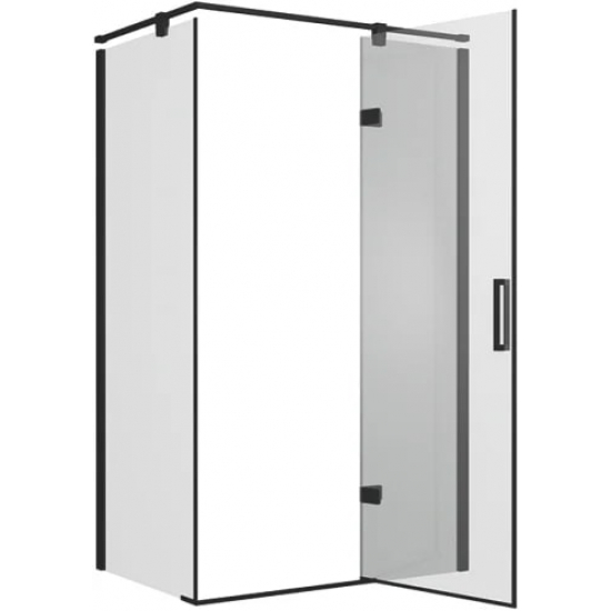 Душевой уголок BRAVAT Blackline 120х80х195, R