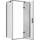 Душевой уголок BRAVAT Blackline 120х80х195, R