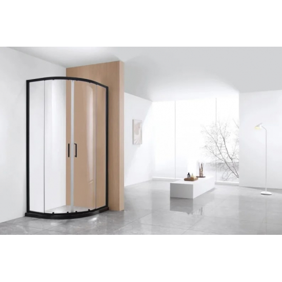 Душевой уголок BRAVAT Blackline 90х90х200