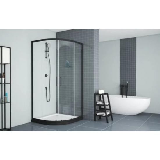 Душевой уголок BRAVAT Blackline 90х90х200