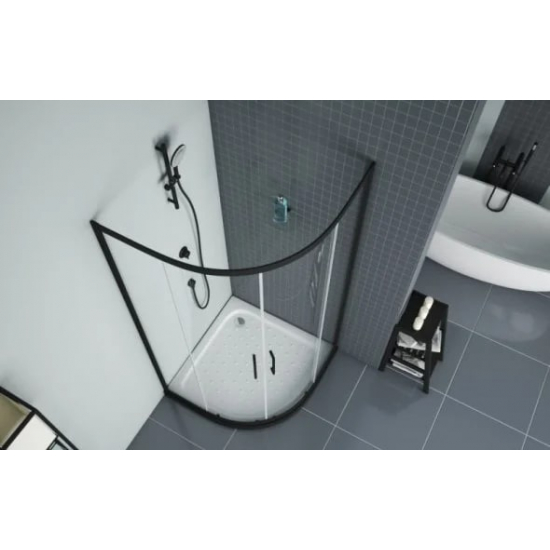 Душевой уголок BRAVAT Blackline 90х90х200