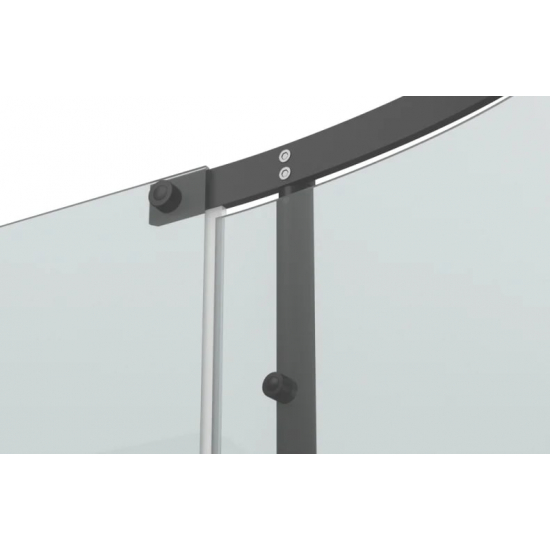 Душевой уголок BRAVAT Blackline BS090.1110A 90х90х195