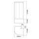 Душевой уголок HYDROOM HD-OU9090V 90x90x200