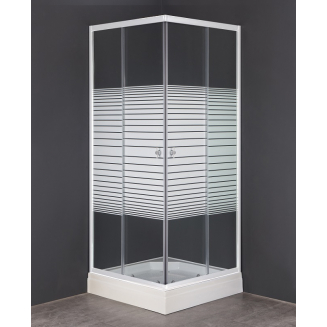 Душевой уголок LORANTO CS-8024S (CS-2239) 90x90x195
