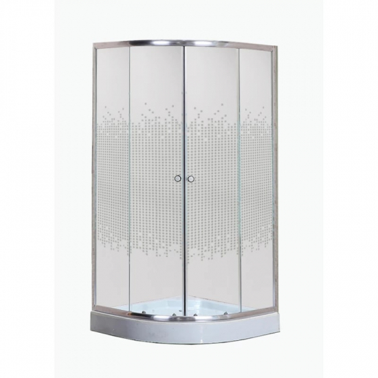 Душевой уголок NIAGARA Eco NG-001-14 90x90x195 мозаика, с низким поддоном