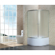 Душевой уголок NIAGARA Eco NG-006-08N 90x90x195 стекло матовое, с высоким поддоном