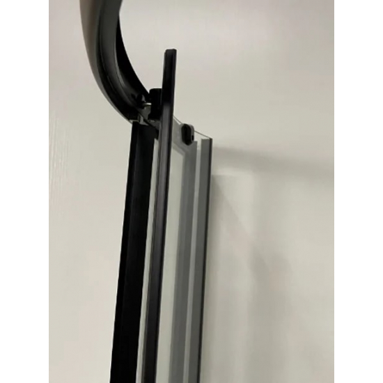 Душевой уголок NIAGARA Eco NG-007-14 black 90x90x195 мозаика, с низким поддоном