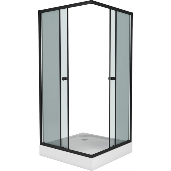 Душевой уголок NIAGARA Eco NG-009-14QT 90x90x195 стекло тонированное, с поддоном
