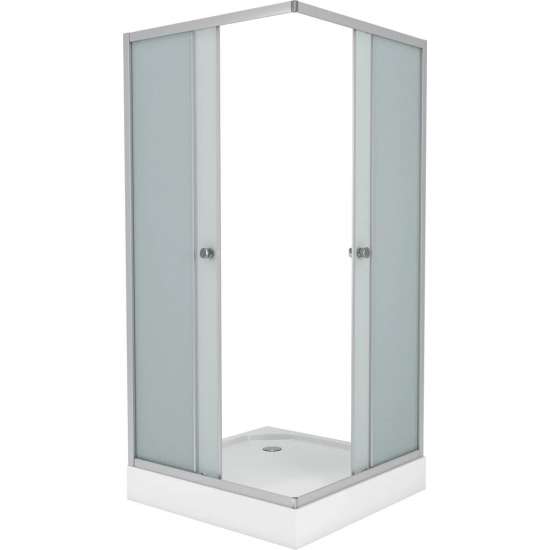 Душевой уголок NIAGARA Eco NG-010-14Q 100x100x195 стекло матовое, с поддоном