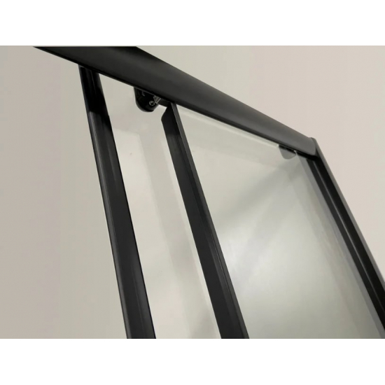 Душевой уголок NIAGARA Eco NG-010-14Q black 100x100x195 мозаика, с поддоном