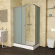 Душевой уголок NIAGARA Eco NG-012-14Q 120x80x195 стекло матовое, с поддоном
