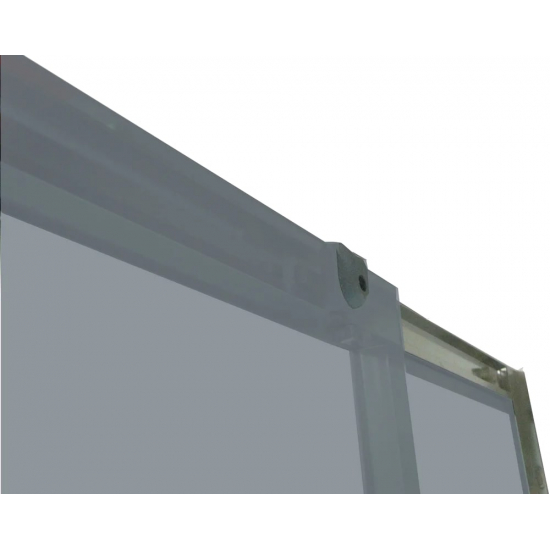 Душевой уголок PARLY QZ71S 70x100x195 стекло тонированное, профиль хром, низкий поддон