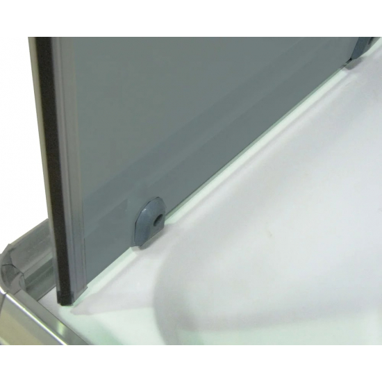 Душевой уголок PARLY QZ71S 70x100x195 стекло тонированное, профиль хром, низкий поддон