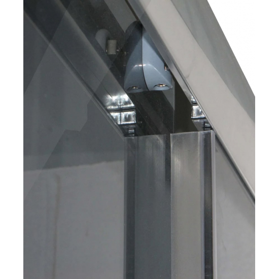 Душевой уголок PARLY QZ71S 70x100x195 стекло тонированное, профиль хром, низкий поддон