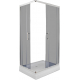 Душевой уголок PARLY QZ71S 70x100x195 стекло тонированное, профиль хром, низкий поддон