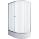 Душевой уголок PARLY ZFM1201 L 120x80x195 стекло матовое, профиль хром с поддоном