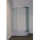 Душевой уголок PARLY ZFM1201 L 120x80x195 стекло матовое, профиль хром с поддоном