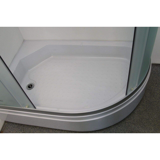 Душевой уголок PARLY ZFM1201 L 120x80x195 стекло матовое, профиль хром с поддоном