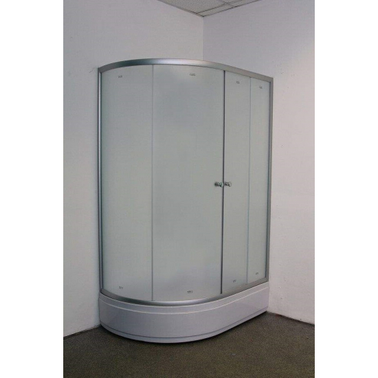 Душевой уголок PARLY ZFM1201 R 120x80x195 стекло матовое, профиль хром с поддоном