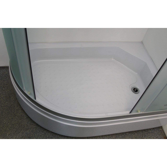 Душевой уголок PARLY ZFM1201 R 120x80x195 стекло матовое, профиль хром с поддоном