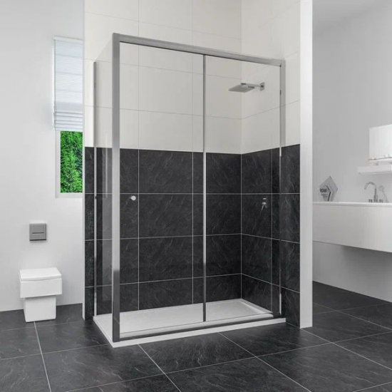 Душевой уголок RGW Classic CL-45 130x70 стекло прозрачное, профиль хром