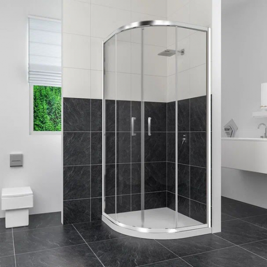 Душевой уголок RGW Classic CL-54 90x90 стекло прозрачное, профиль хром