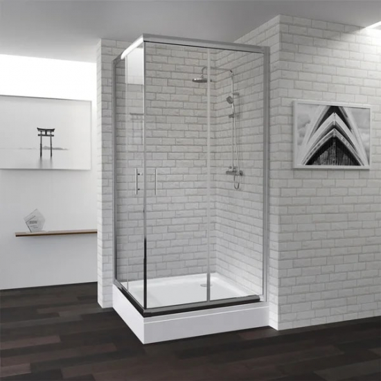Душевой уголок RGW Passage PA-31 90x90x190 стекло прозрачное, профиль хром
