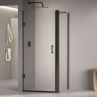 Душевой уголок RGW Passage PA-36B 80x70 стекло прозрачное, профиль чёрный