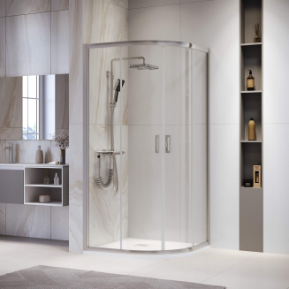 Душевой уголок RGW Passage PA-52 80x80x195 стекло прозрачное, профиль хром