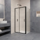 Душевой уголок RGW Passage PA-74B 140x70 стекло прозрачное, профиль чёрный