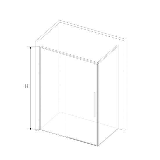 Душевой уголок RGW Stilvoll SV-42-1 150x100x195 стекло прозрачное, профиль хром