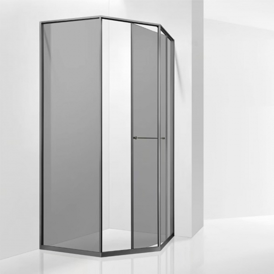 Душевой уголок RGW Stilvoll SV-82Gr R 100x100 стекло тонированное, профиль серый