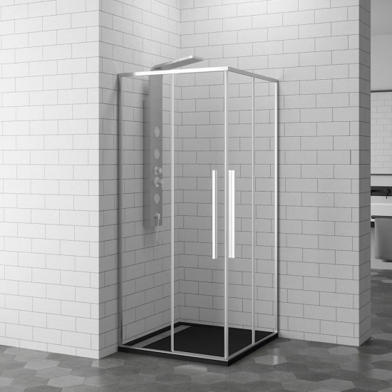 Душевой уголок RGW SV-31 90х90 стекло прозрачное, профиль хром