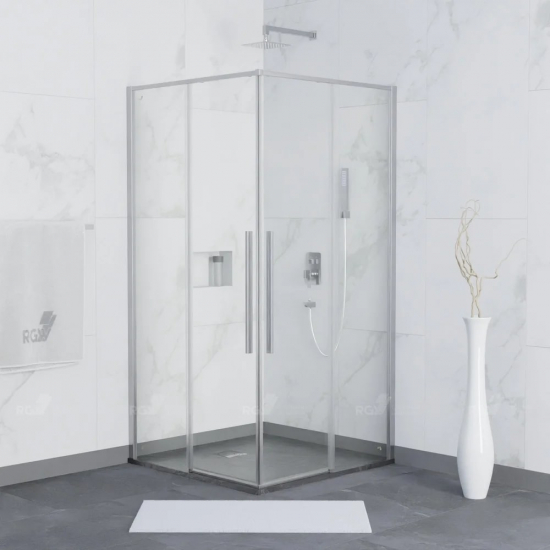 Душевой уголок RGW SV-31 90х90 стекло прозрачное, профиль хром