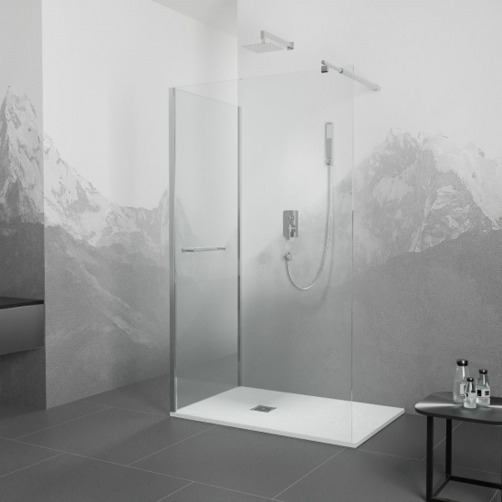 Душевой уголок RGW Walk In WA-005-1 120x100 стекло прозрачное, профиль хром