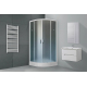 Душевой уголок ROYAL BATH RB 90HK-C 90x90x200 стекло матовое, профиль белый