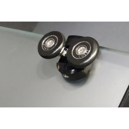 Душевой уголок ROYAL BATH RB 90HK-C-BL 90x90x200 стекло матовое, профиль чёрный