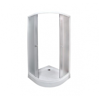 Душевой уголок SANTREK AQUA-0301 90x90x195 стекло матовое, низкий поддон