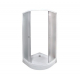 Душевой уголок SANTREK AQUA-0301 90x90x195 стекло матовое, низкий поддон