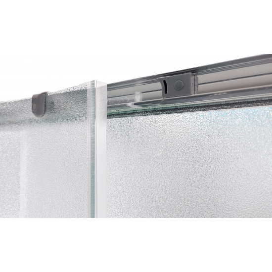 Душевой уголок SANTREK AQUA Lea-R-800-G-Chrome 80x80 стекло грейп, профиль хром