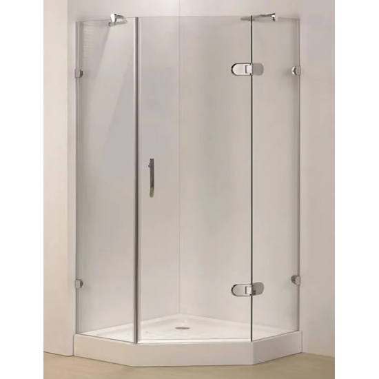 Душевой уголок TIMO BY-839 100x100x200 100C Clean Glass стекло прозрачное, с поддоном