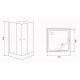 Душевой уголок TIMO TL-1102 100x100x200 Romb Glass стекло прозрачное с рисунком, с поддоном