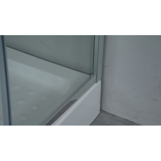 Душевой уголок TIMO TL-8002 80x80x200 Romb Glass стекло прозрачное с рисунком, с поддоном