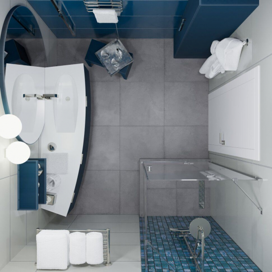 Душевой уголок ТРИТОН Брава-Хром 120x80x190 без поддона