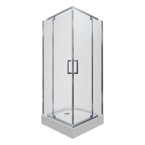 Душевой уголок ТРИТОН Каппа-Хром 90x90x207 с поддоном